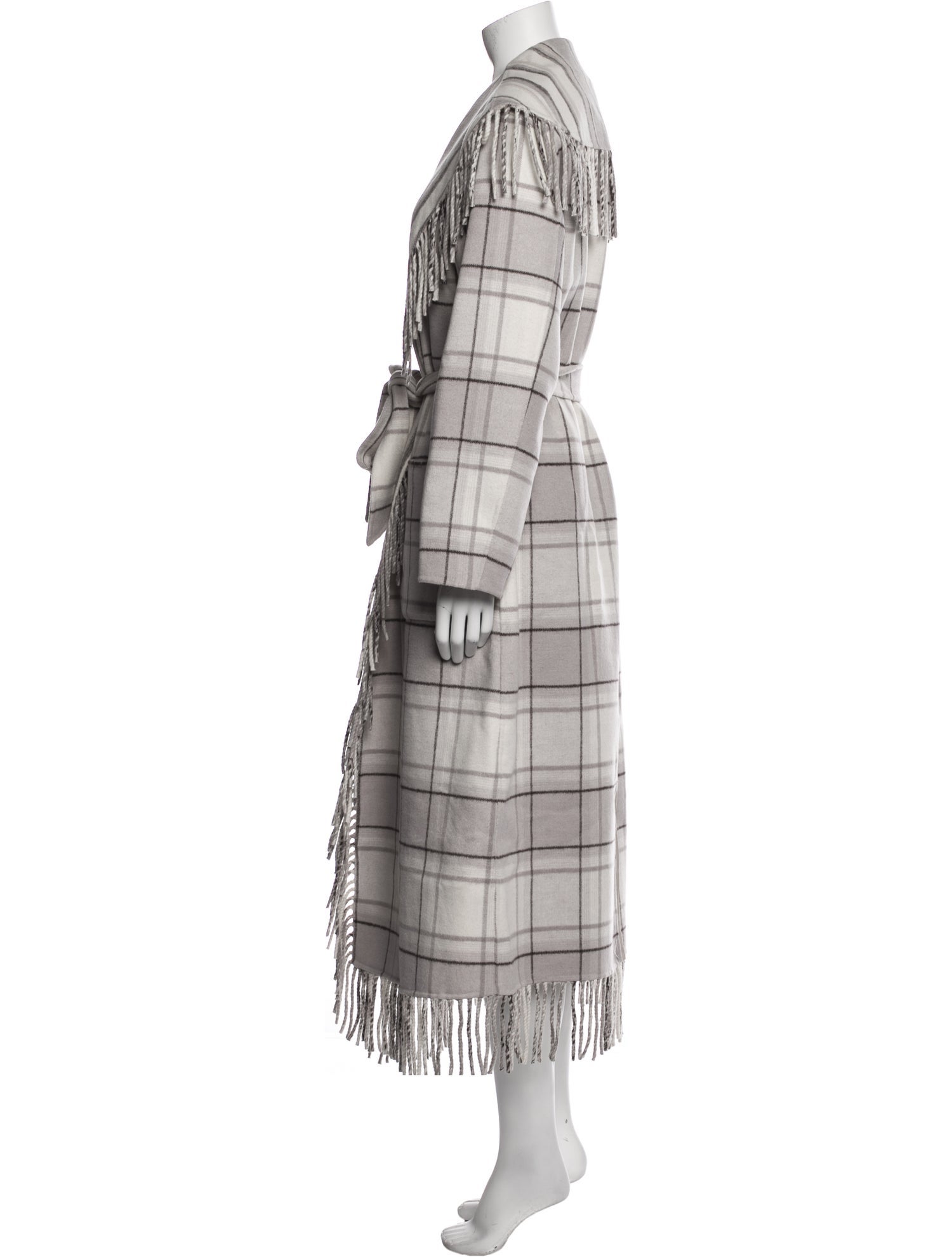 Jonathan Simkhai Plaid Print Coat