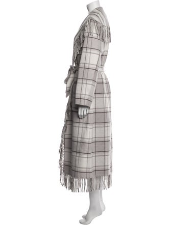 Jonathan Simkhai Plaid Print Coat