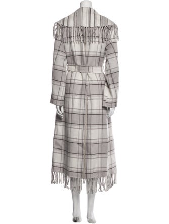 Jonathan Simkhai Plaid Print Coat