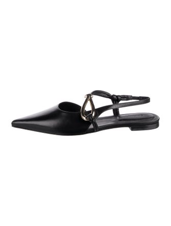 Jonathan Simkhai Leather Slingback Flats