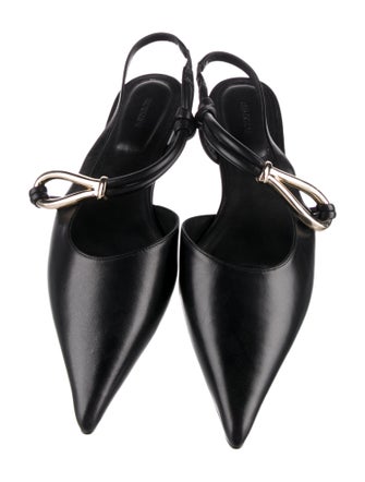 Jonathan Simkhai Leather Slingback Flats