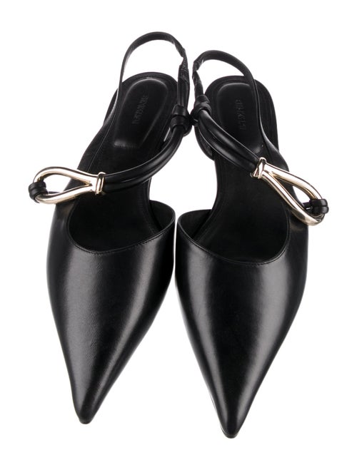 Jonathan Simkhai Leather Slingback Flats