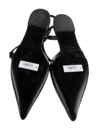 Jonathan Simkhai Leather Slingback Flats