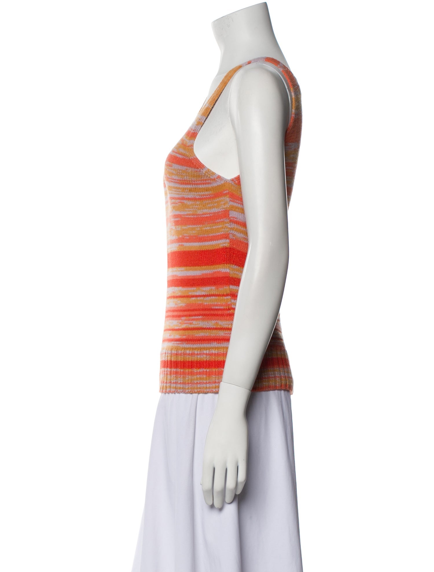 Jonathan Simkhai Striped Scoop Neck Top