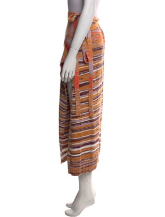 Jonathan Simkhai Striped Midi Length Skirt