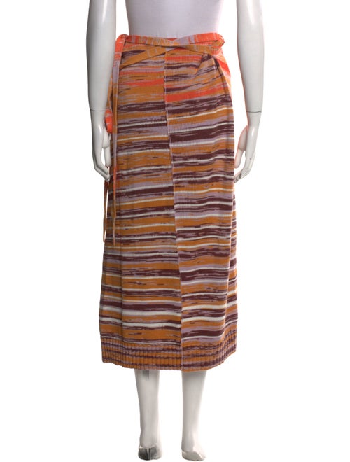 Jonathan Simkhai Striped Midi Length Skirt