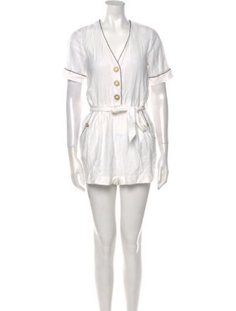 Jonathan Simkhai V-Neck Romper