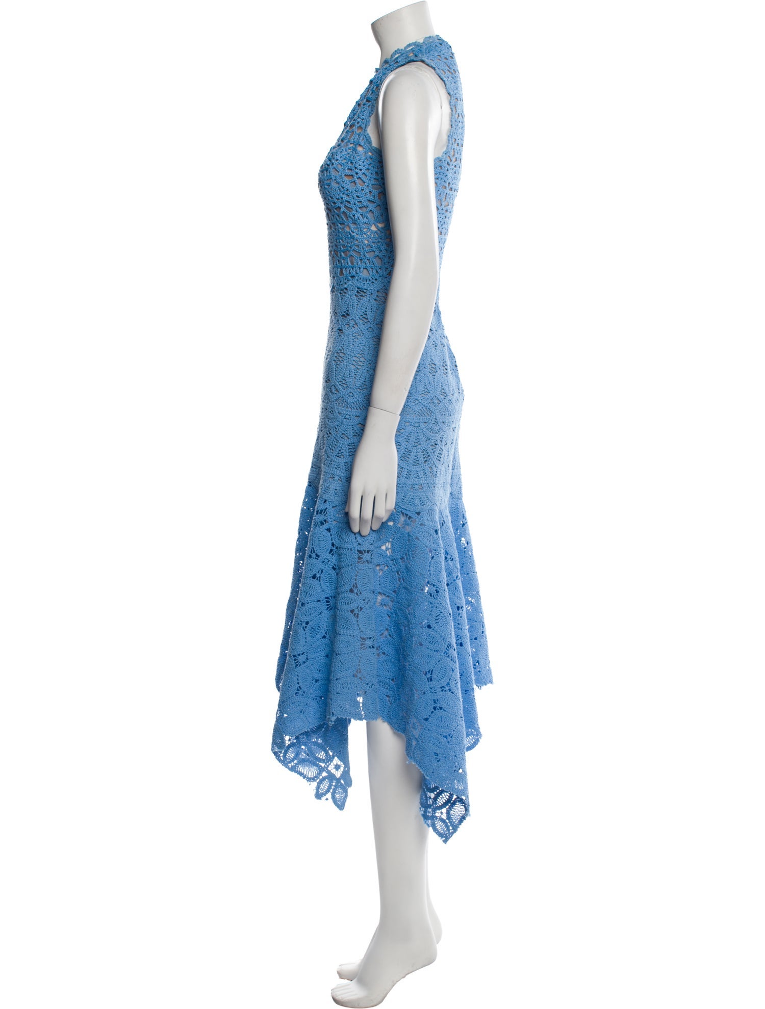 Jonathan Simkhai Lace Pattern Long Dress