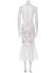 Jonathan Simkhai Lace Pattern Long Dress