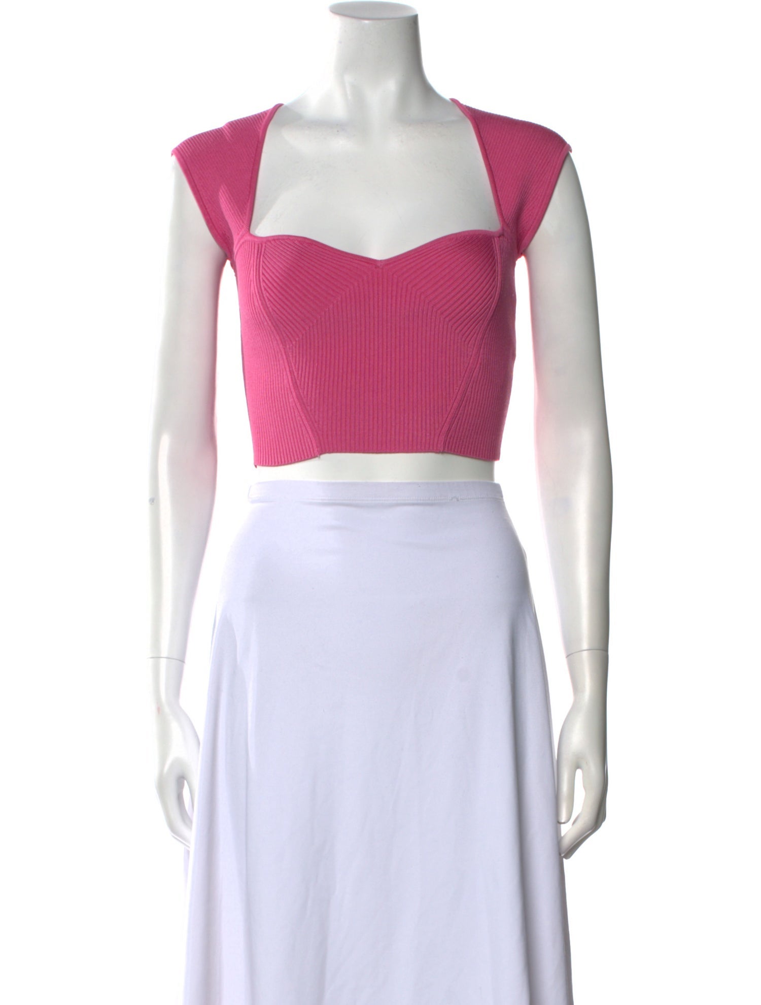 Jonathan Simkhai Square Neckline Sleeveless Crop Top w/ Tags