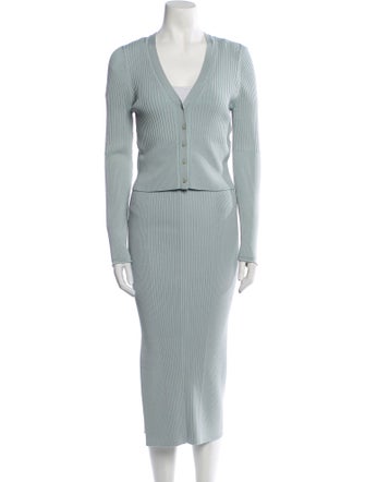 Jonathan Simkhai Pleated Accents Skirt Set