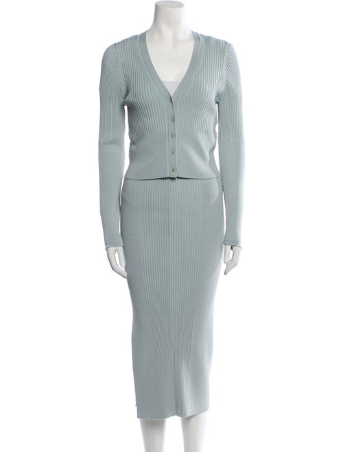 Jonathan Simkhai Pleated Accents Skirt Set