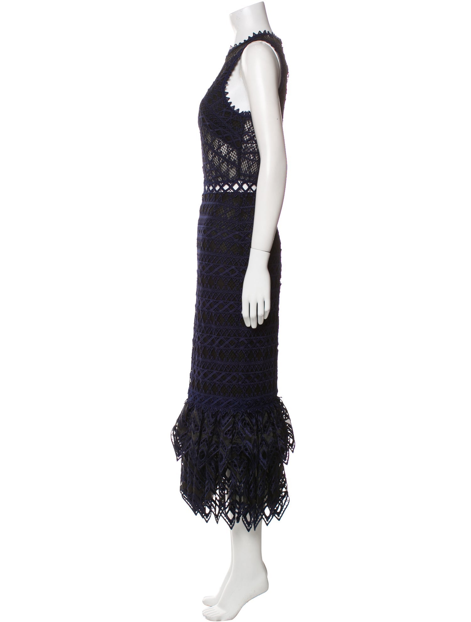 Jonathan Simkhai Lace Pattern Long Dress w/ Tags