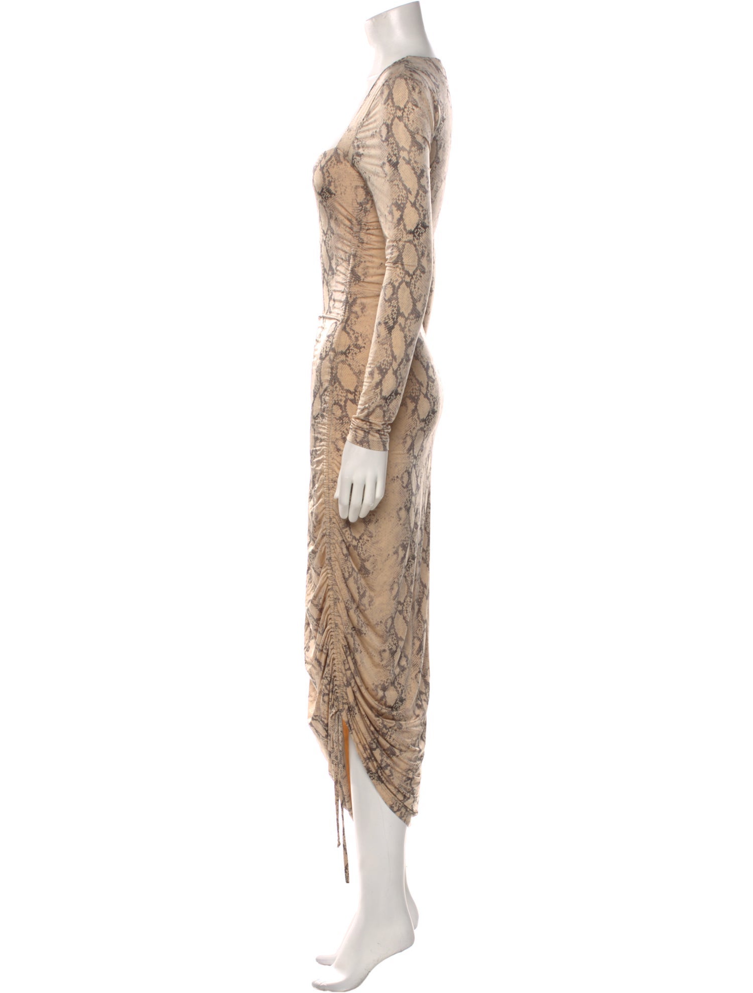 Jonathan Simkhai Animal Print Long Dress
