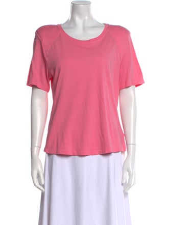 Jonathan Simkhai Scoop Neck Short Sleeve T-Shirt