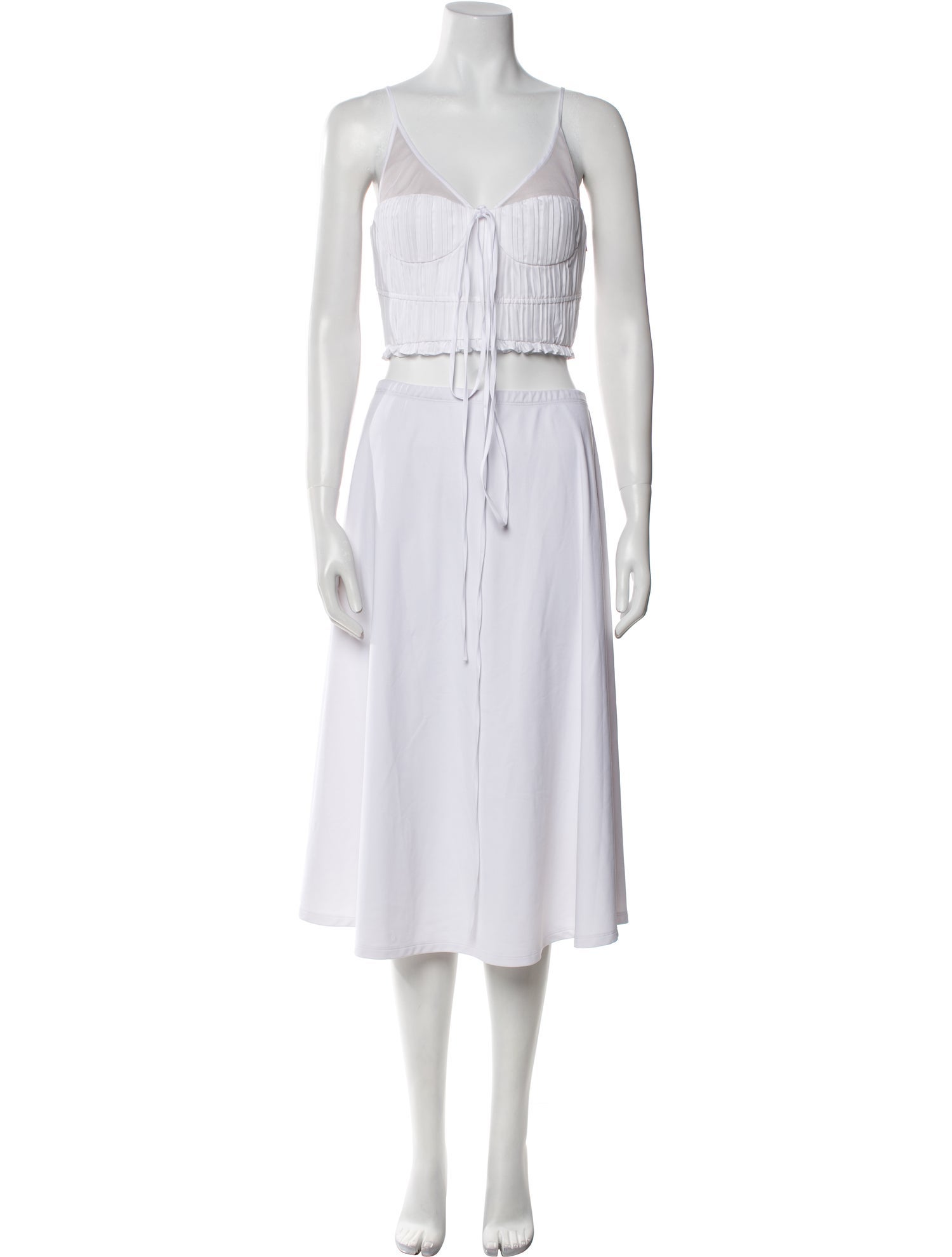 Jonathan Simkhai Square Neckline Sleeveless Crop Top w/ Tags