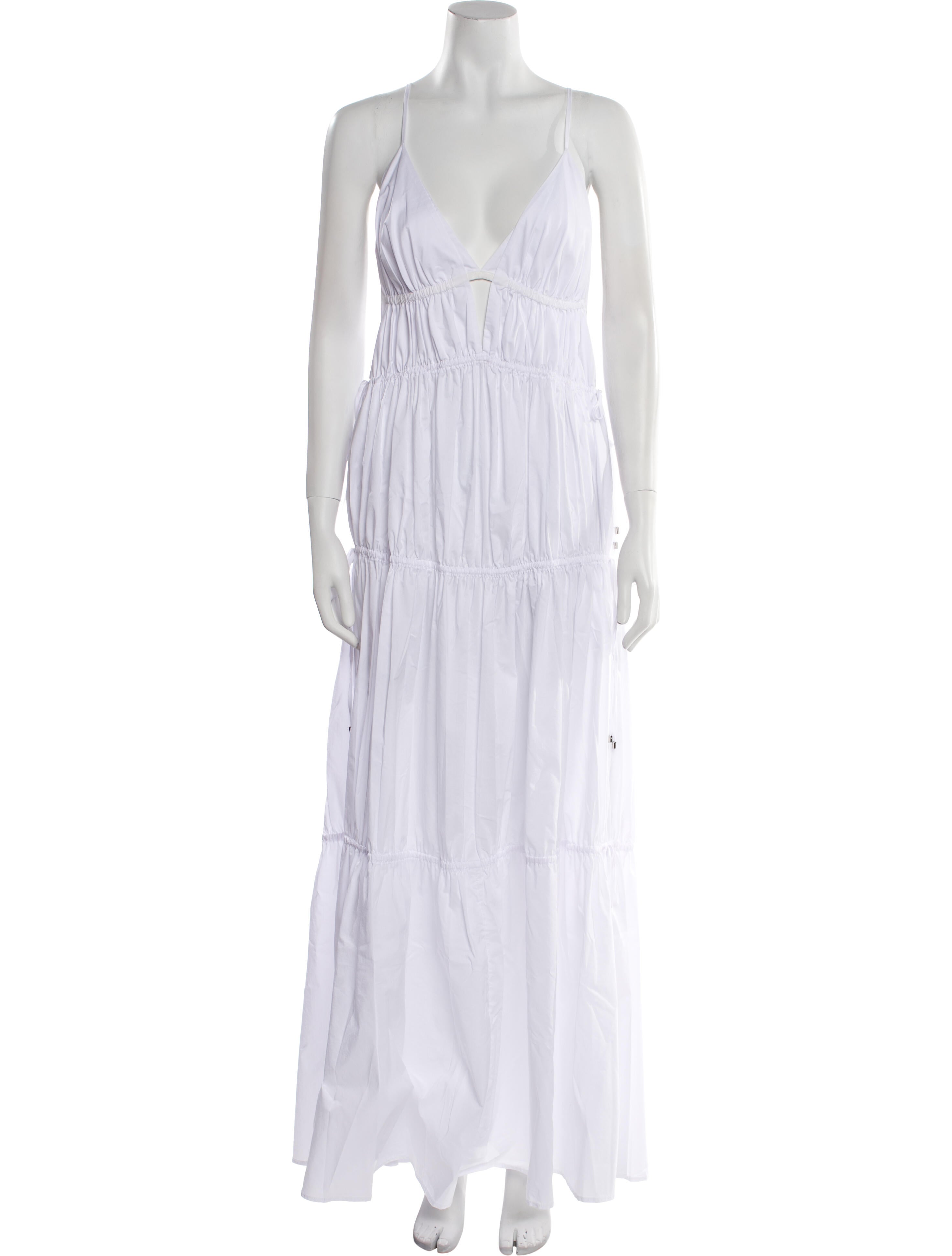 Jonathan Simkhai V-Neck Long Dress