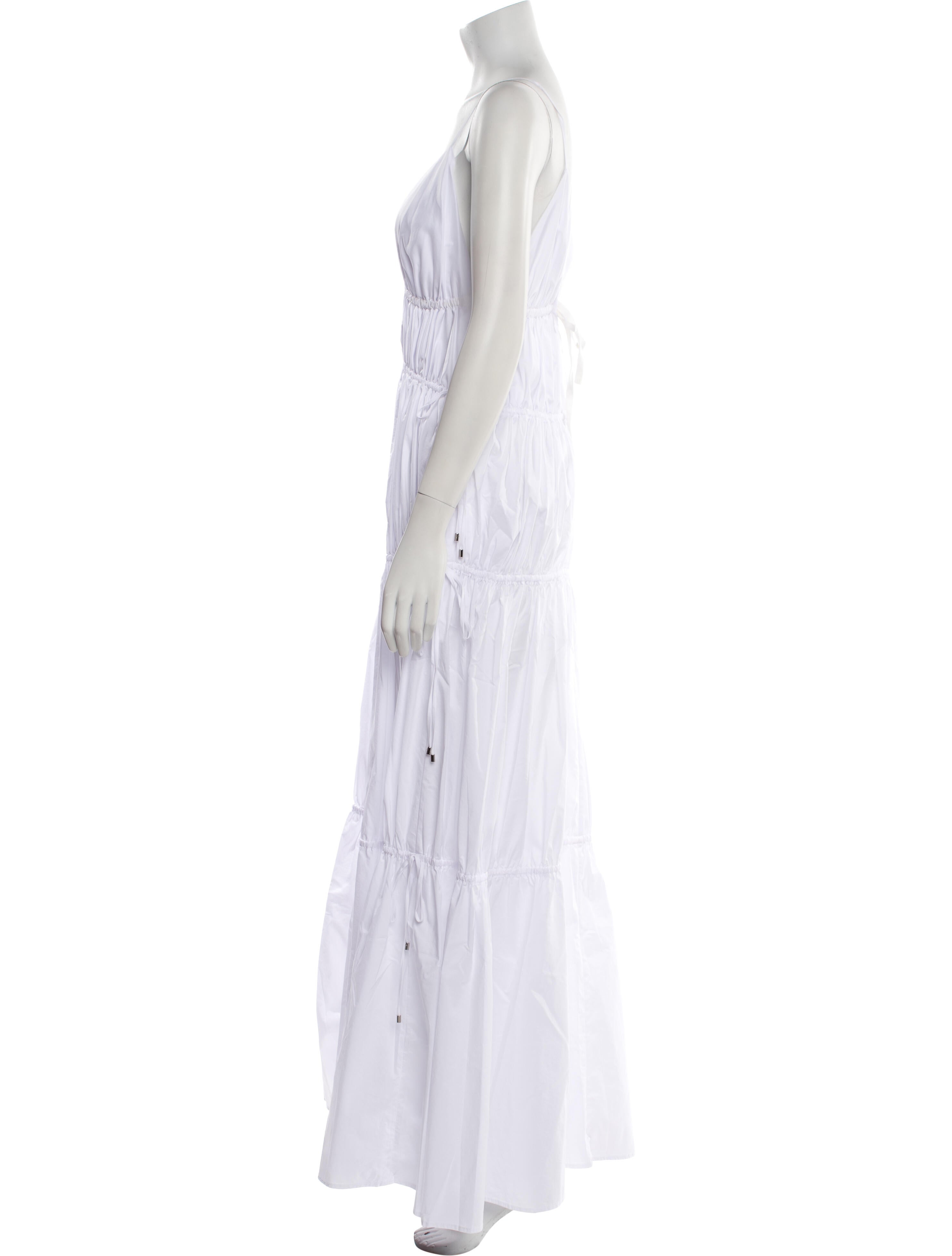 Jonathan Simkhai V-Neck Long Dress