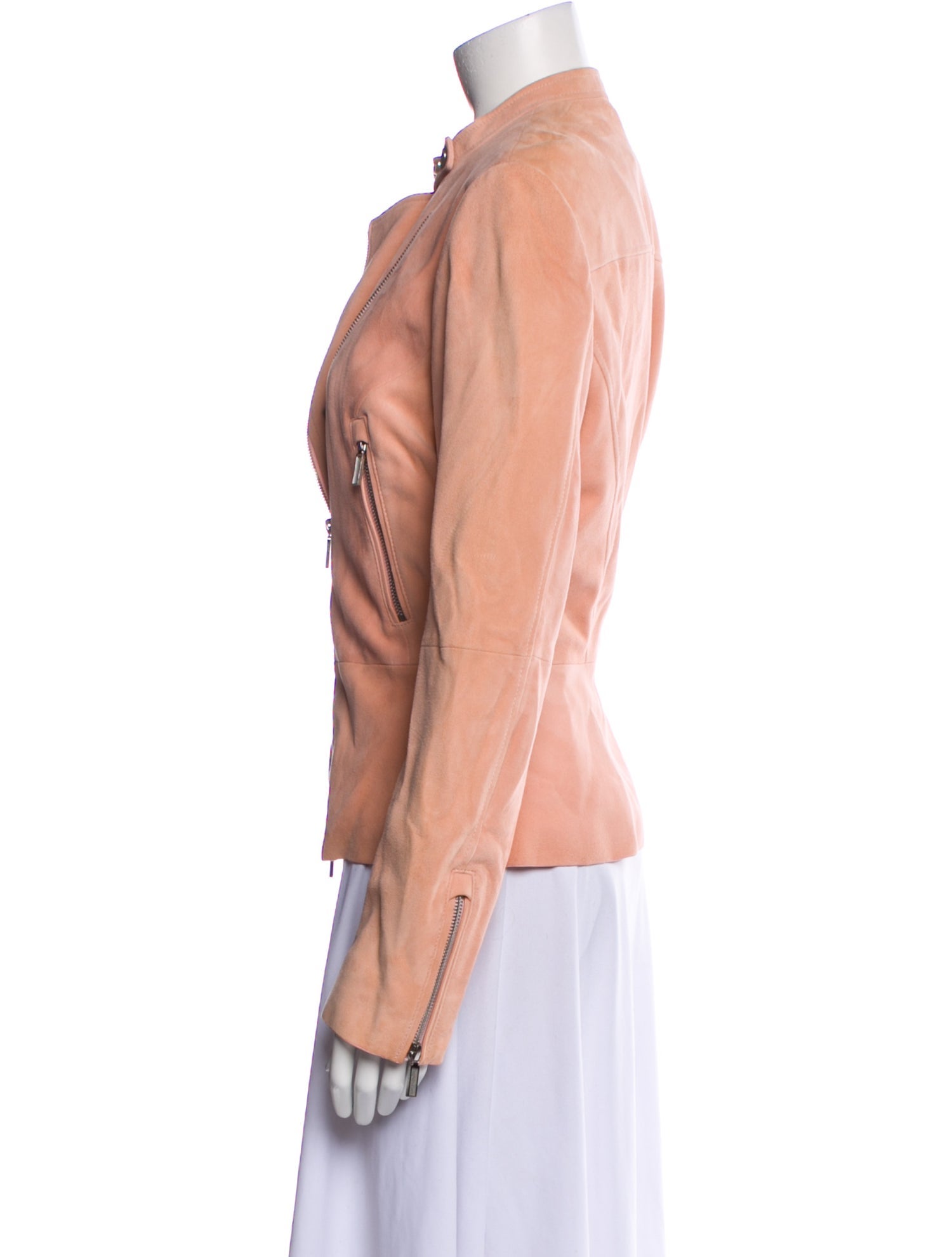 Jonathan Simkhai Lamb Leather Biker Jacket