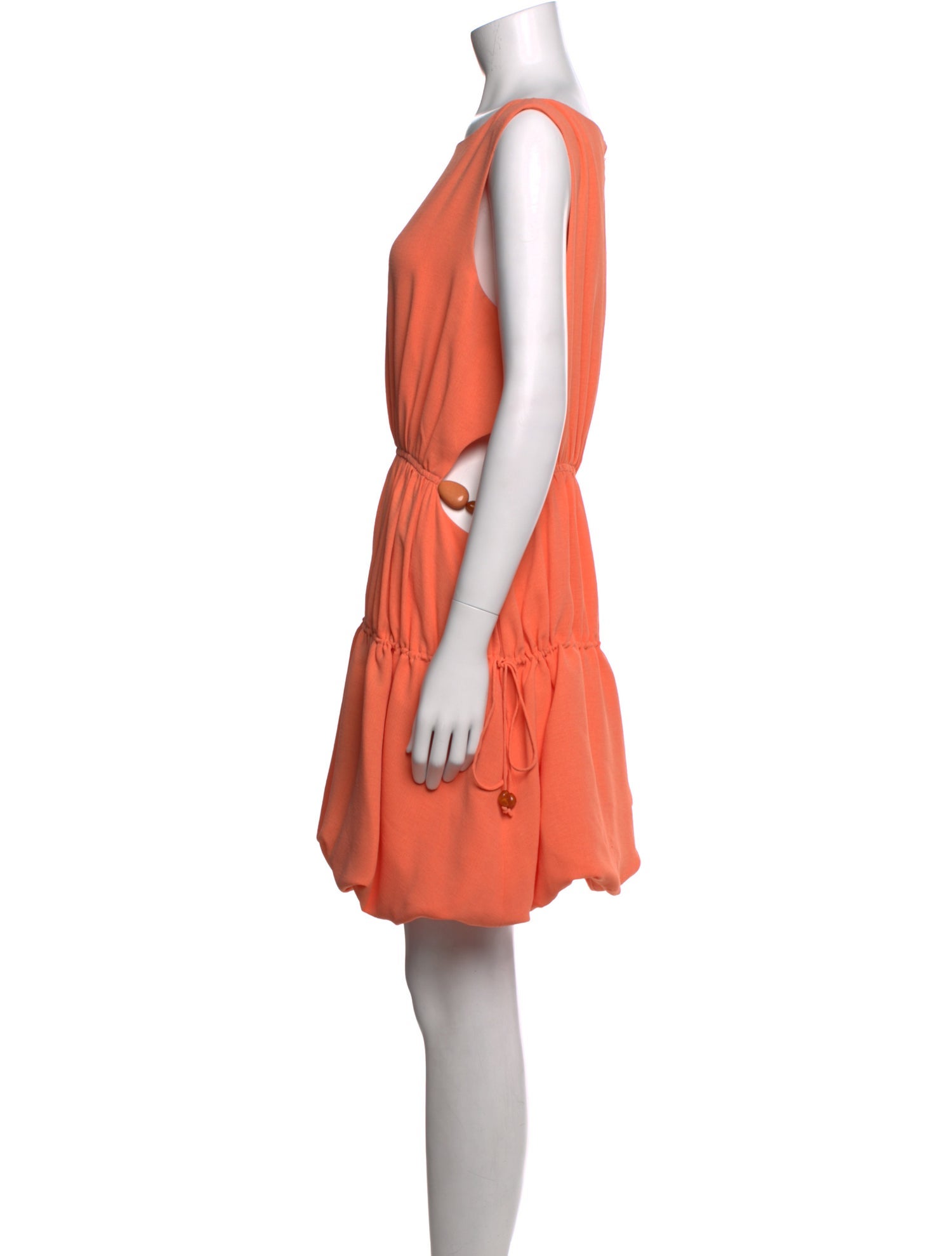 Jonathan Simkhai Bateau Neckline Mini Dress