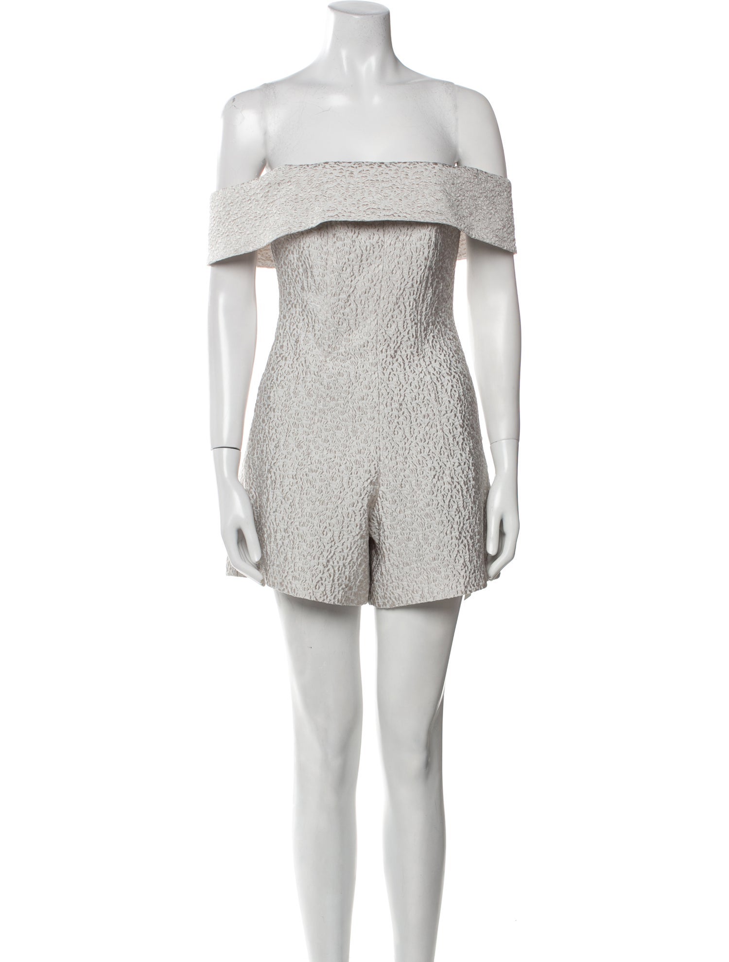 Jonathan Simkhai Off-The-Shoulder Romper