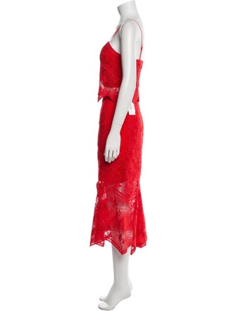 Jonathan Simkhai Lace Pattern Skirt Set