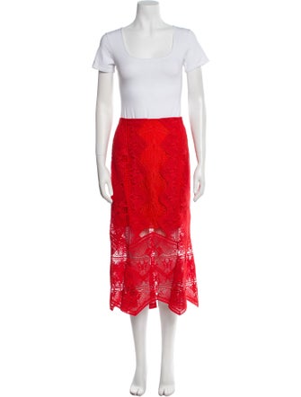 Jonathan Simkhai Lace Pattern Skirt Set