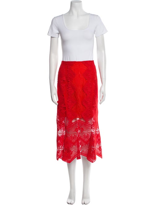 Jonathan Simkhai Lace Pattern Skirt Set