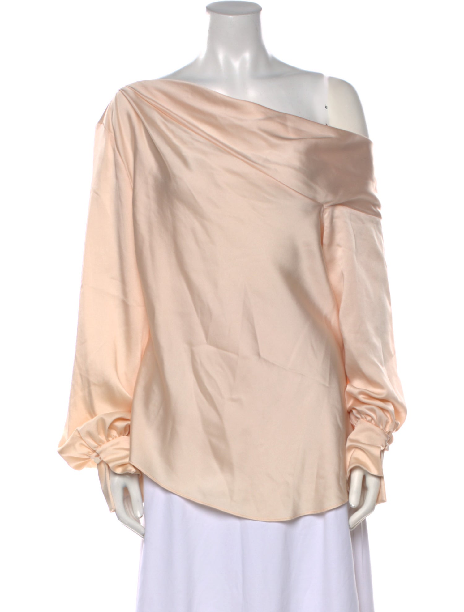 Jonathan Simkhai Asymmetrical Long Sleeve Top
