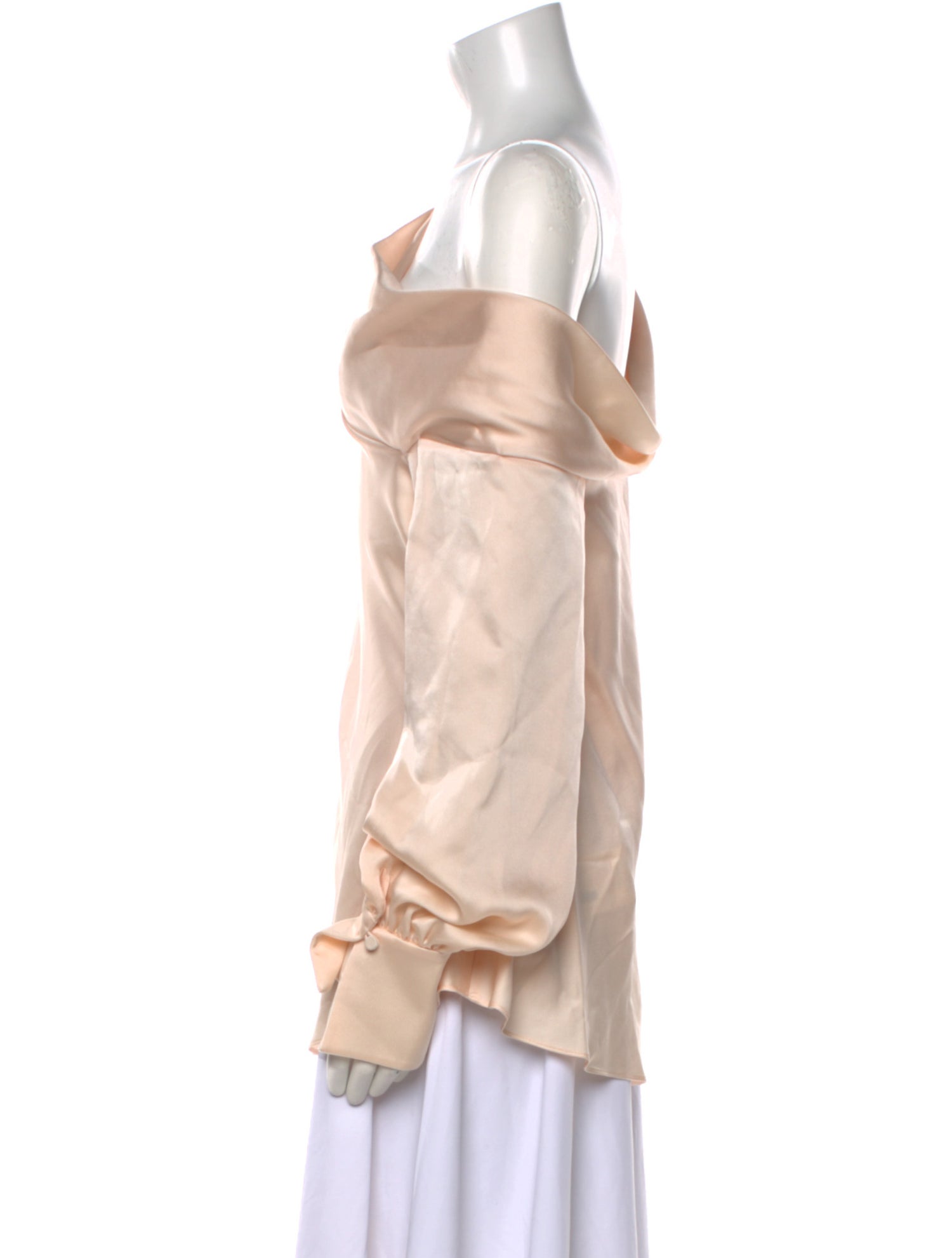 Jonathan Simkhai Asymmetrical Long Sleeve Top