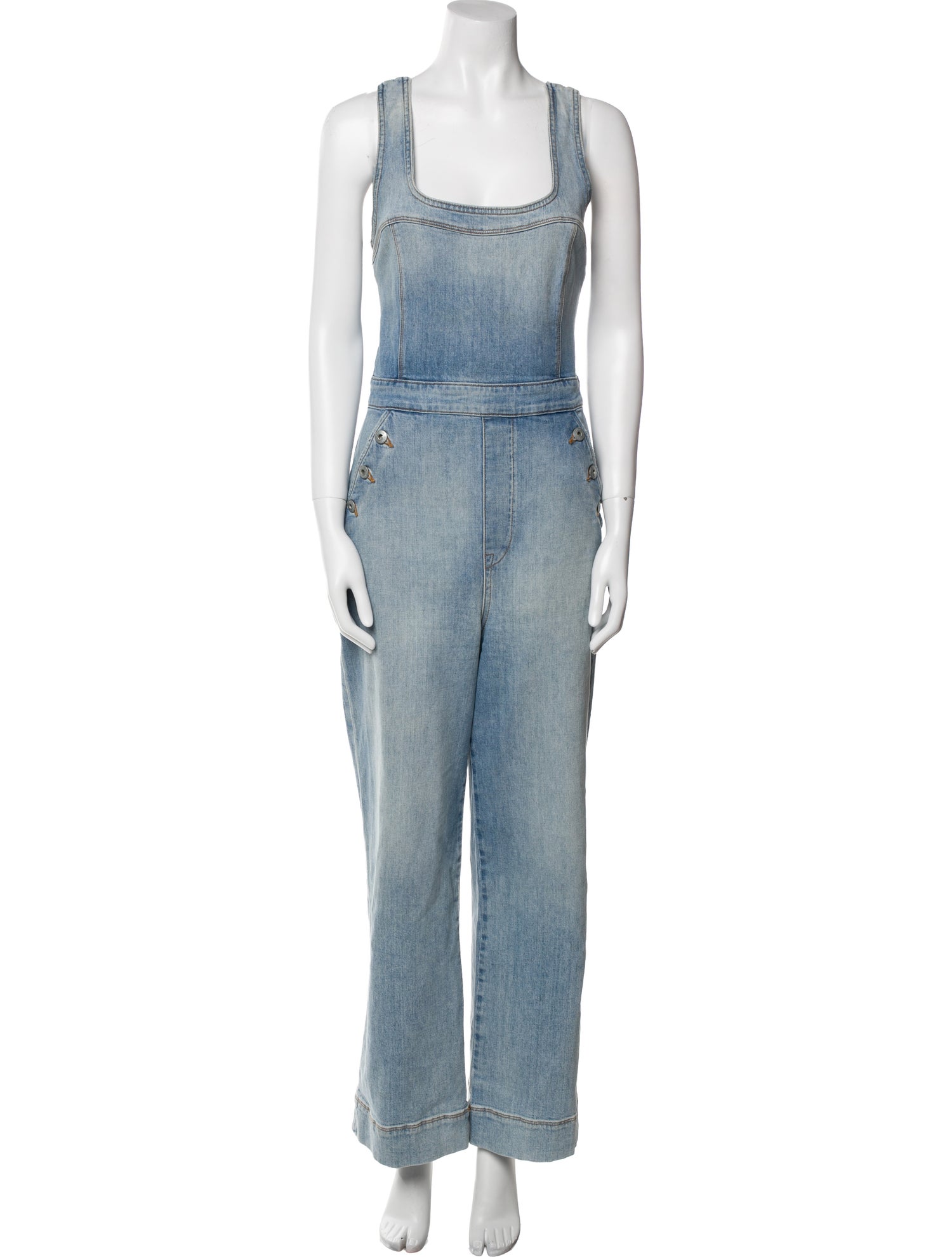 Jonathan Simkhai Square Neckline Jumpsuit