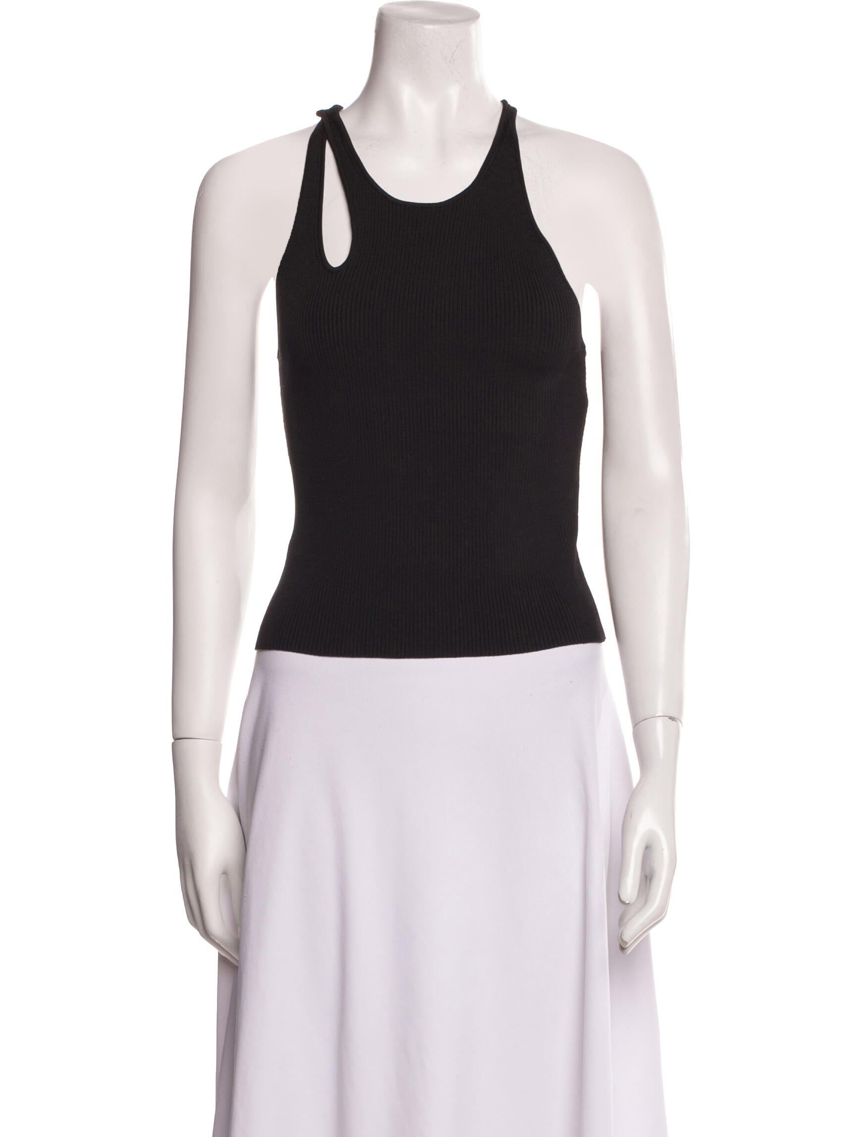 Jonathan Simkhai Scoop Neck Sleeveless Top