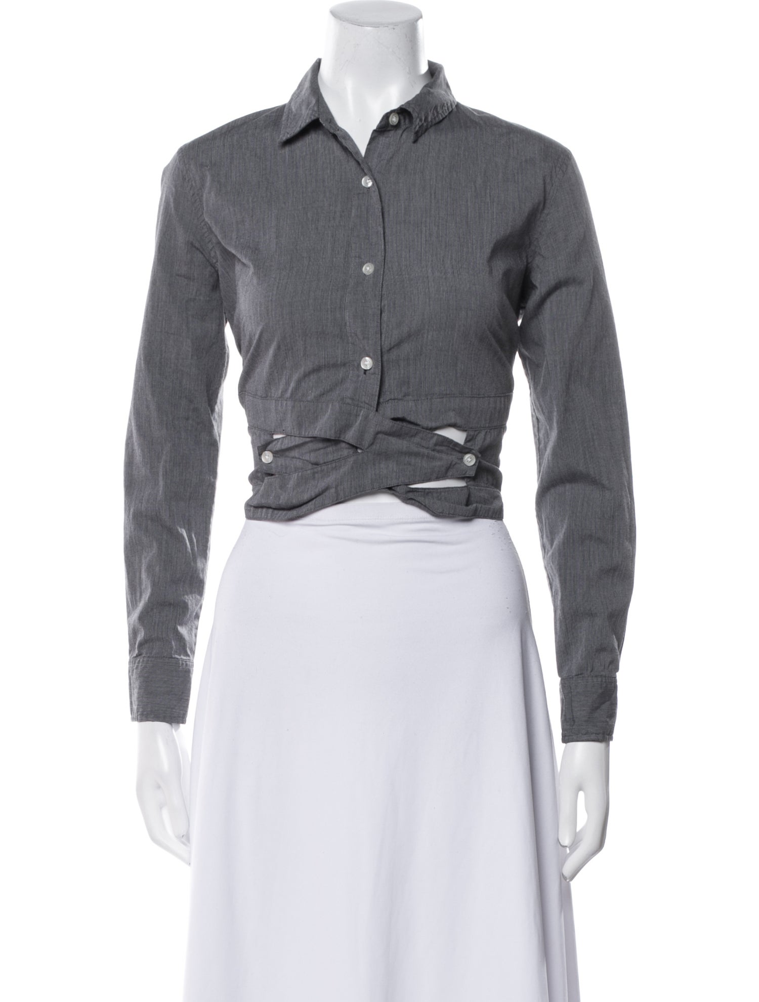 Jonathan Simkhai Long Sleeve Crop Top