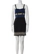 Jonathan Simkhai Colorblock Pattern Mini Dress