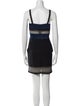 Jonathan Simkhai Colorblock Pattern Mini Dress