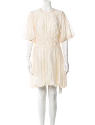 Jonathan Simkhai Crew Neck Mini Dress