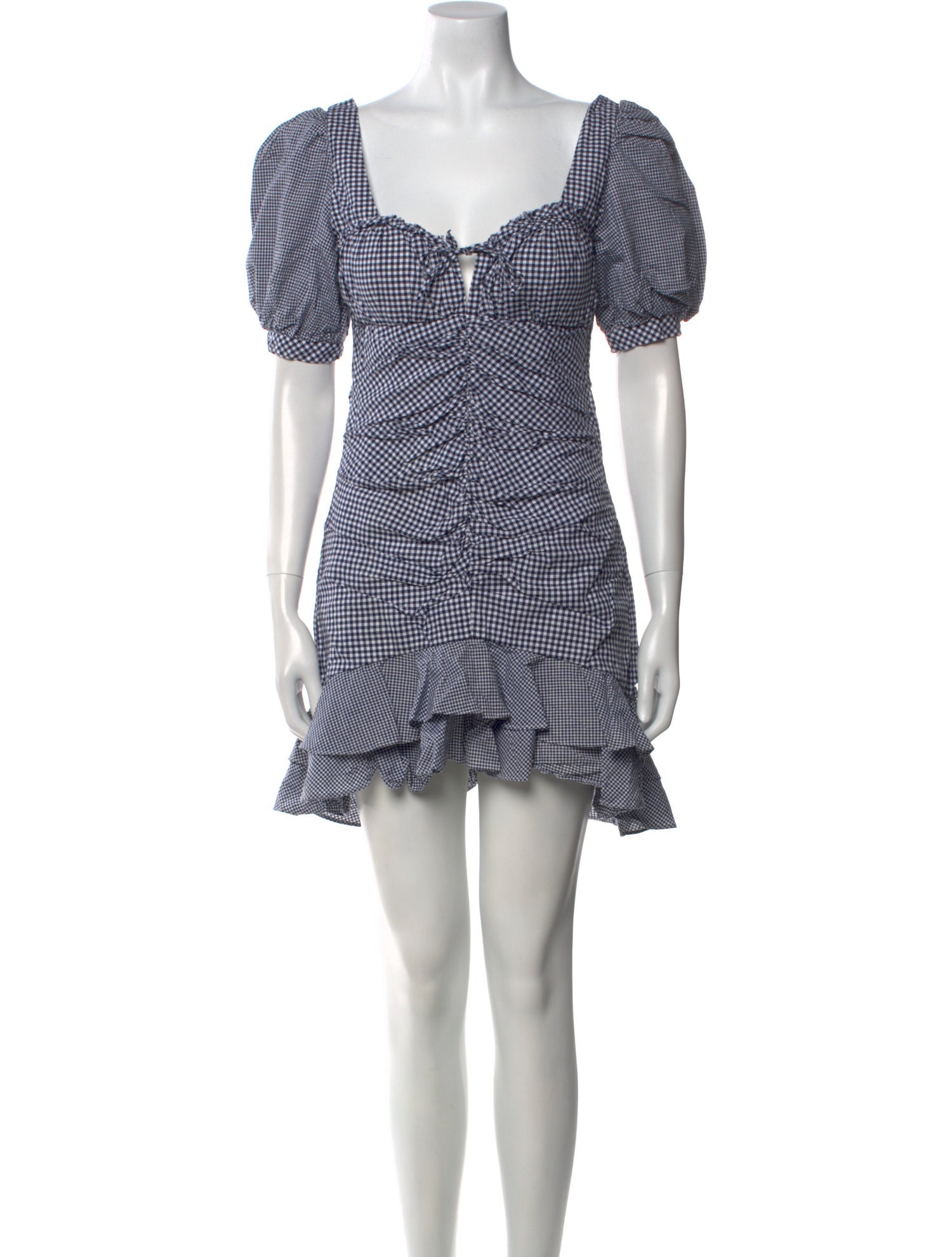 Jonathan Simkhai Plaid Print Mini Dress