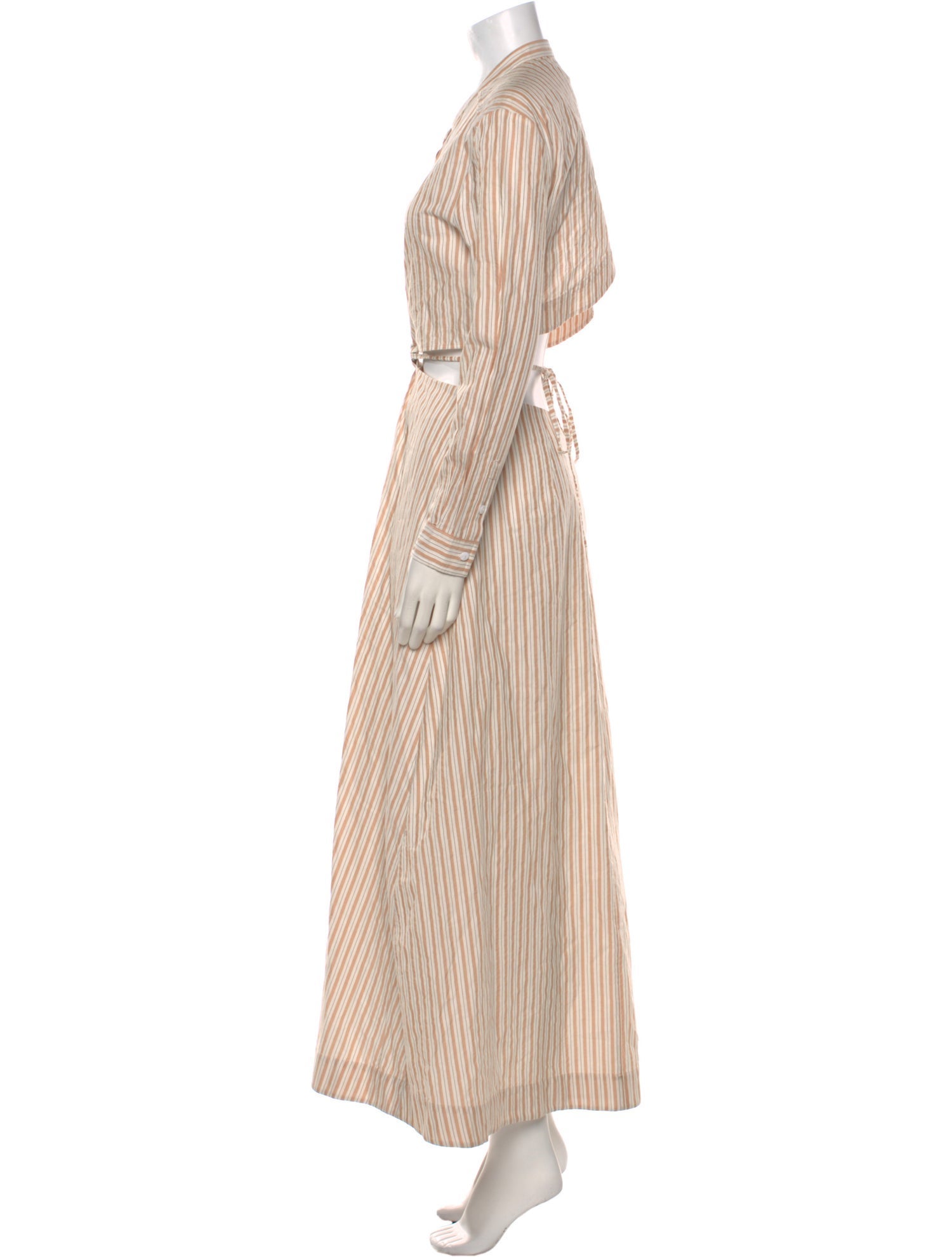 Jonathan Simkhai Striped Long Dress w/ Tags