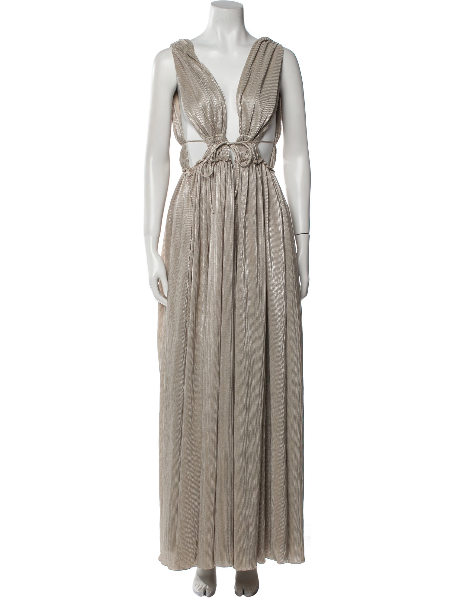 Jonathan Simkhai V-Neck Long Dress