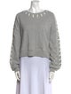 Jonathan Simkhai Scoop Neck Long Sleeve Sweatshirt
