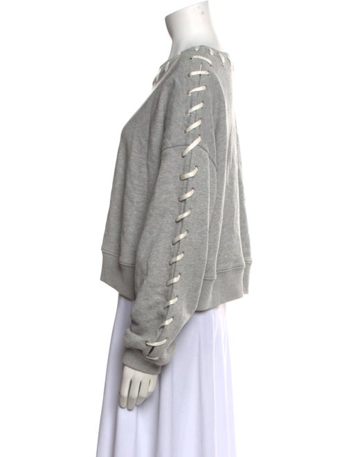 Jonathan Simkhai Scoop Neck Long Sleeve Sweatshirt