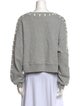 Jonathan Simkhai Scoop Neck Long Sleeve Sweatshirt