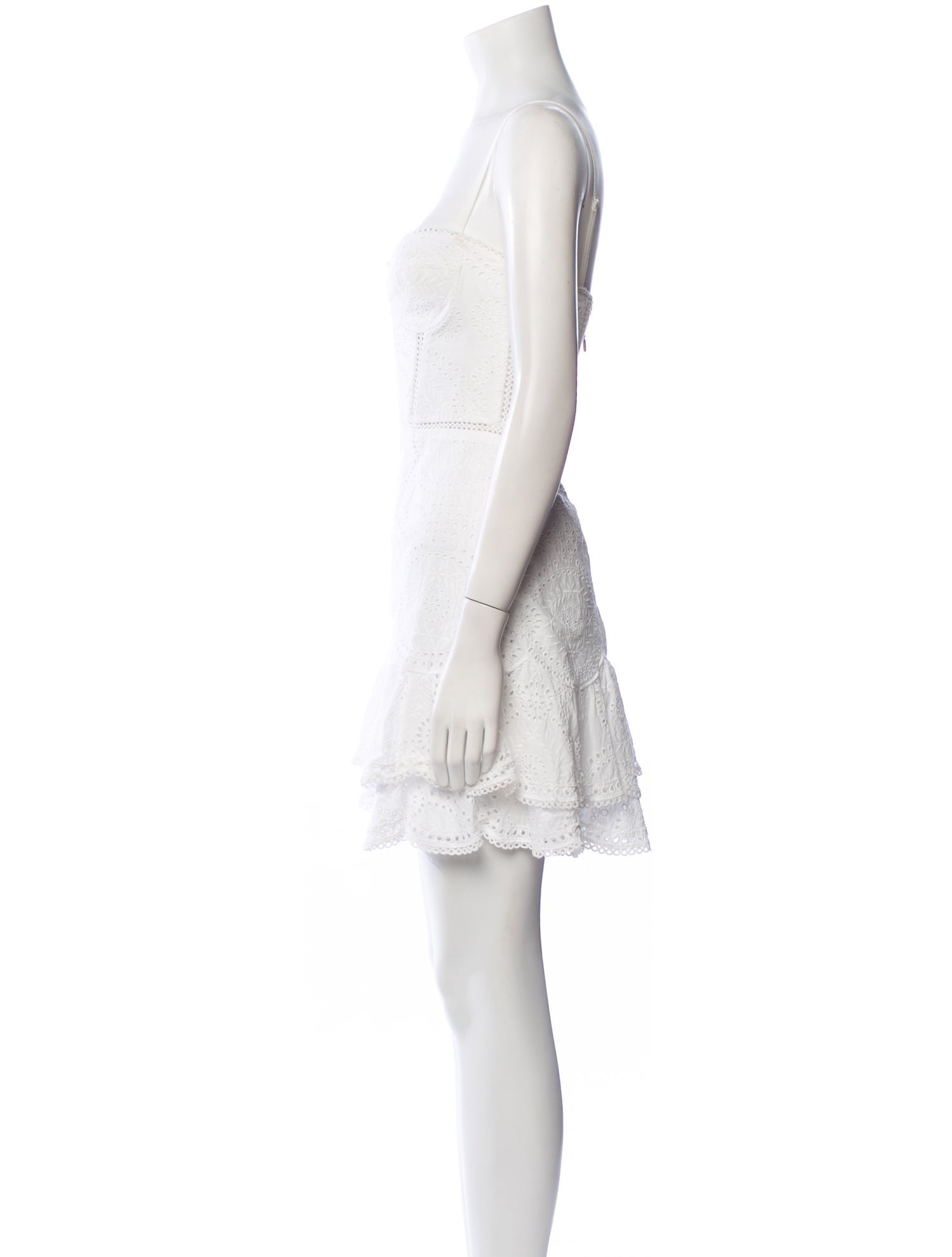 Jonathan Simkhai Square Neckline Mini Dress