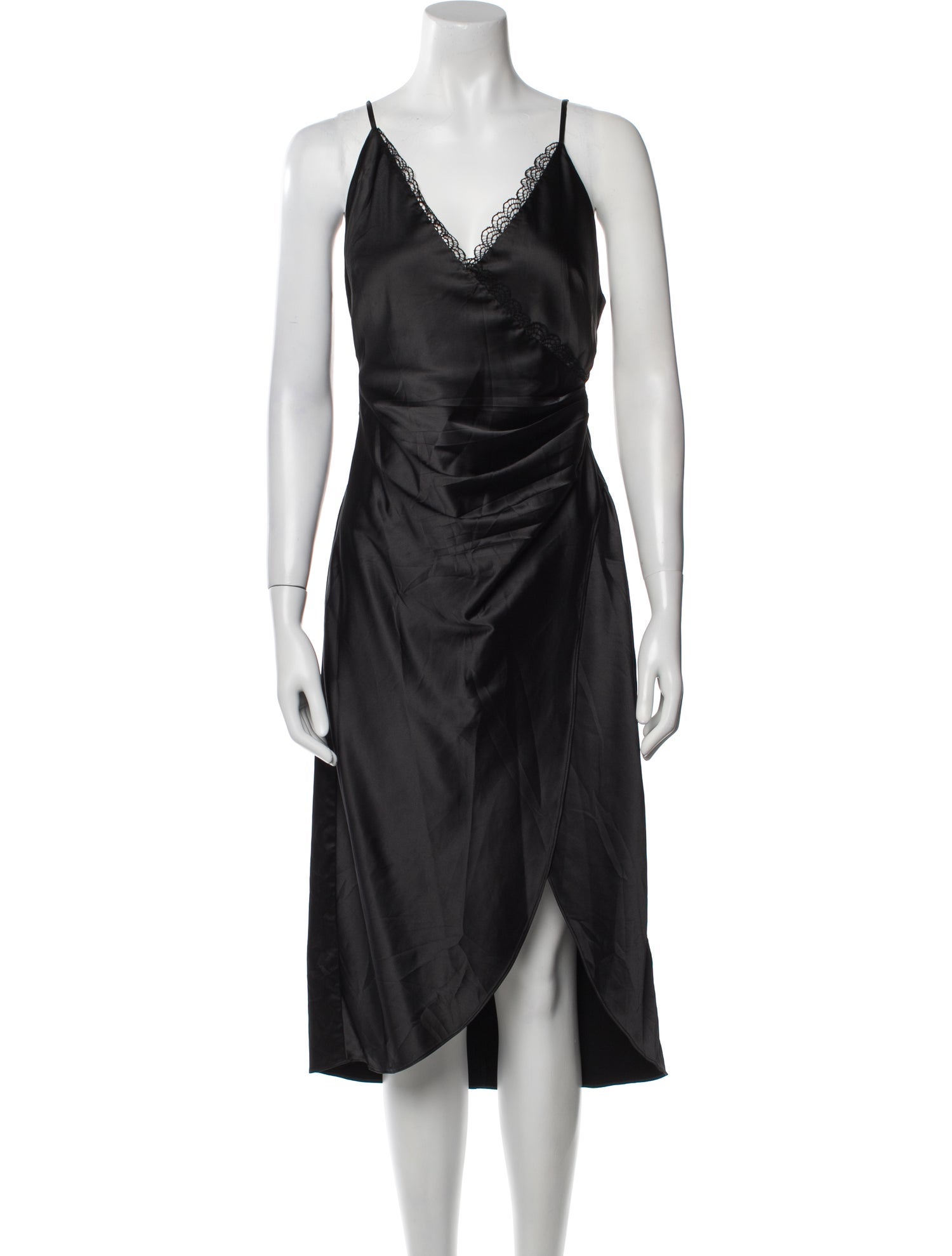 Jonathan Simkhai Lace Trim Embellishment Nightgown