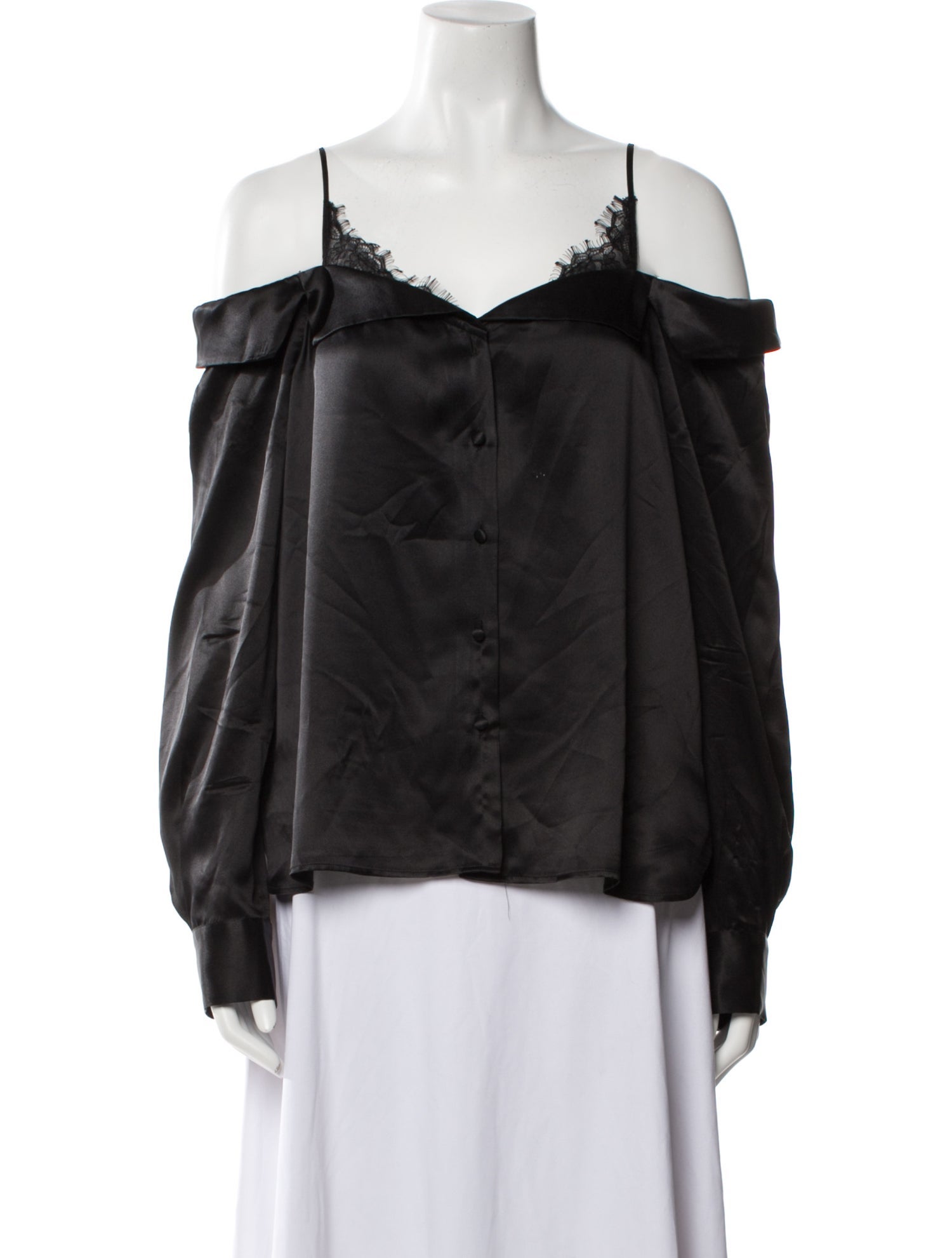 Jonathan Simkhai Silk V-Neck Blouse