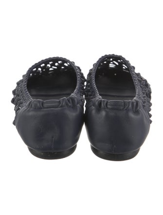 Jonathan Simkhai Leather Cutout Accent Flats