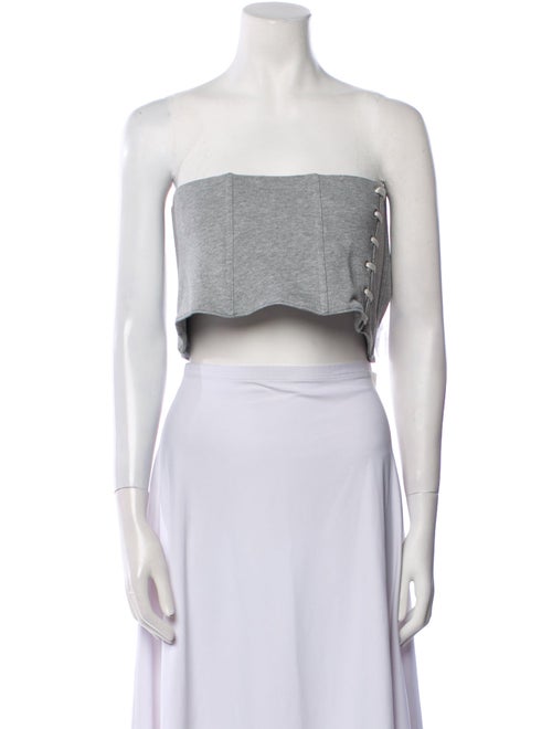 Jonathan Simkhai Strapless Crop Top