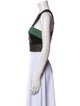 Jonathan Simkhai Square Neckline Sleeveless Crop Top