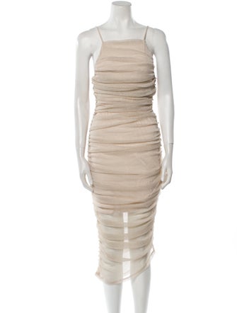 Jonathan Simkhai Square Neckline Mini Dress