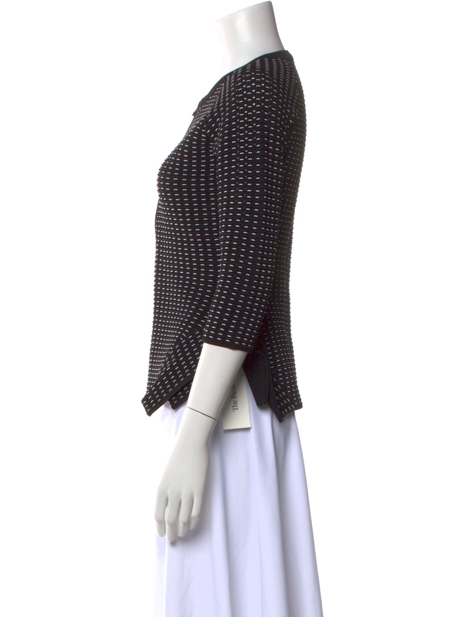 Jonathan Simkhai Printed Crew Neck Crop Top